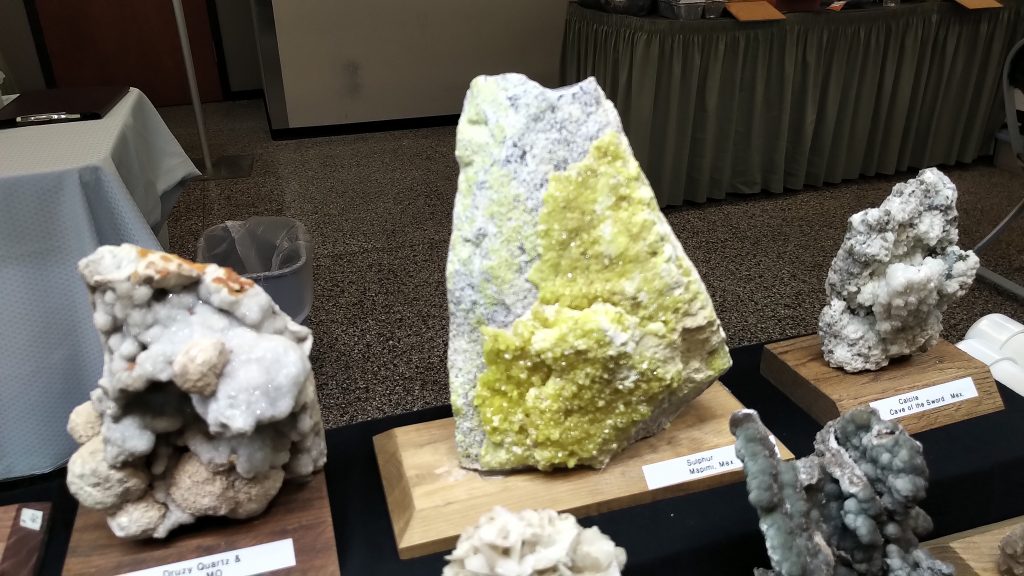 Large Sulfer Sample at the Springfield Rock Show 2019